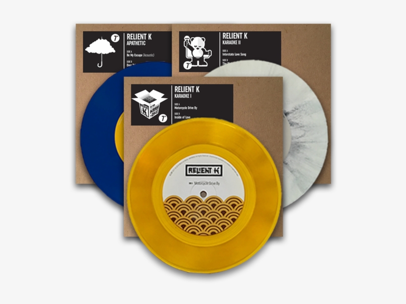 7" Vinyl Series Ii - Relient K - 7" Vinyl Series Ii (apathetic, Karaoke, transparent png