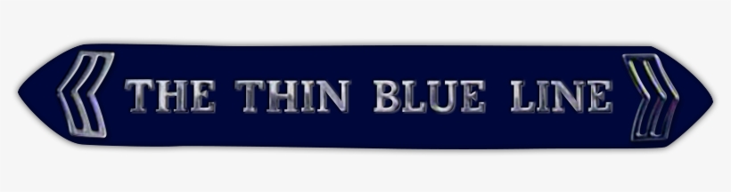 The Thin Blue Line Image - Thin Blue Line, transparent png