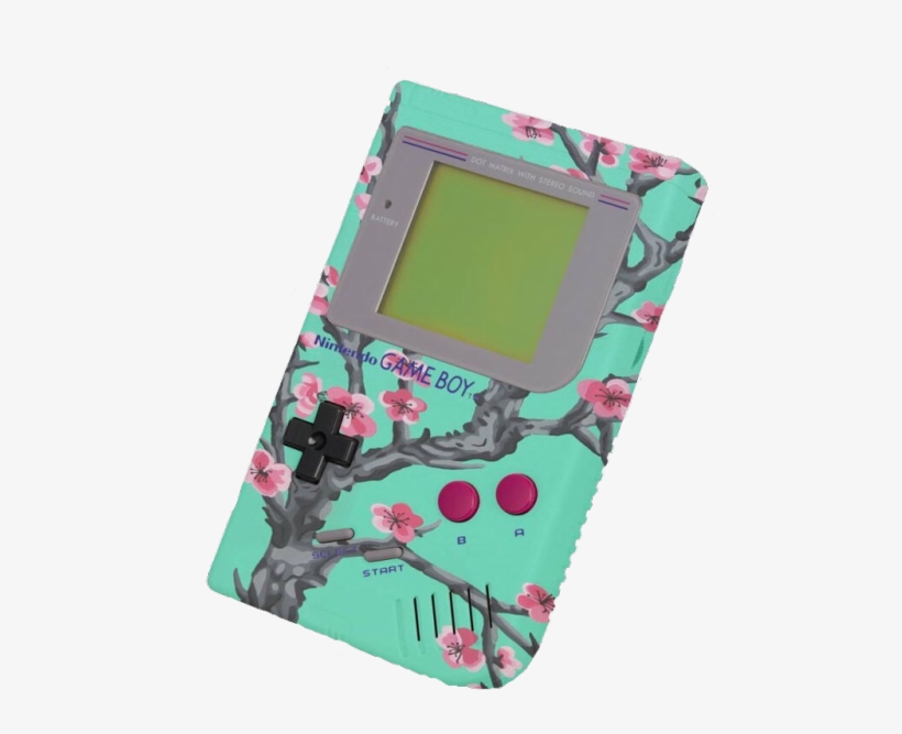Vaporwave Aesthetic Game Boy, transparent png
