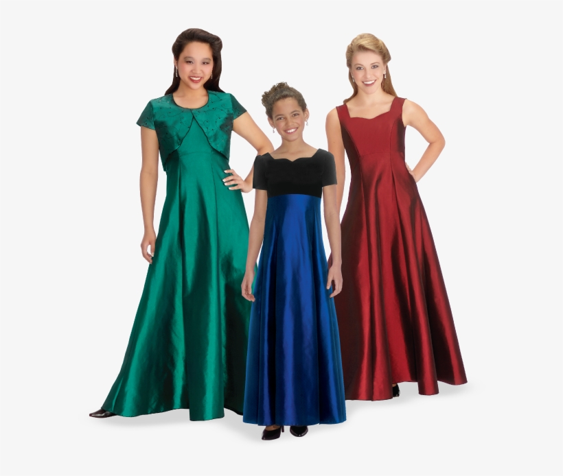 Concert Choir Apparel - High School Choir Dresses, transparent png