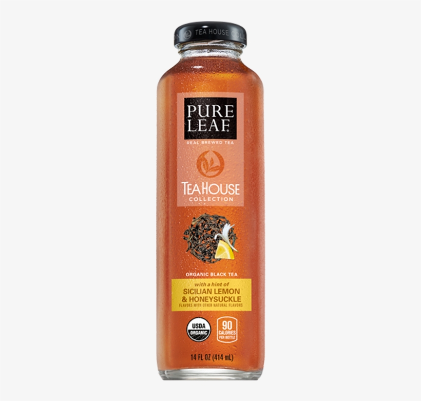 Pure Leaf Tea House Collection Sicilian Lemon & Honeysuckle - Pure Leaf Tea House Strawberry Mint, transparent png