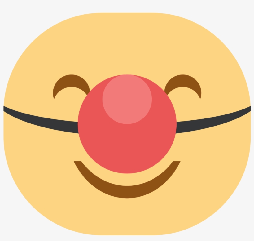 Breezeicons Emotes 22 Face Clown - Circle, transparent png