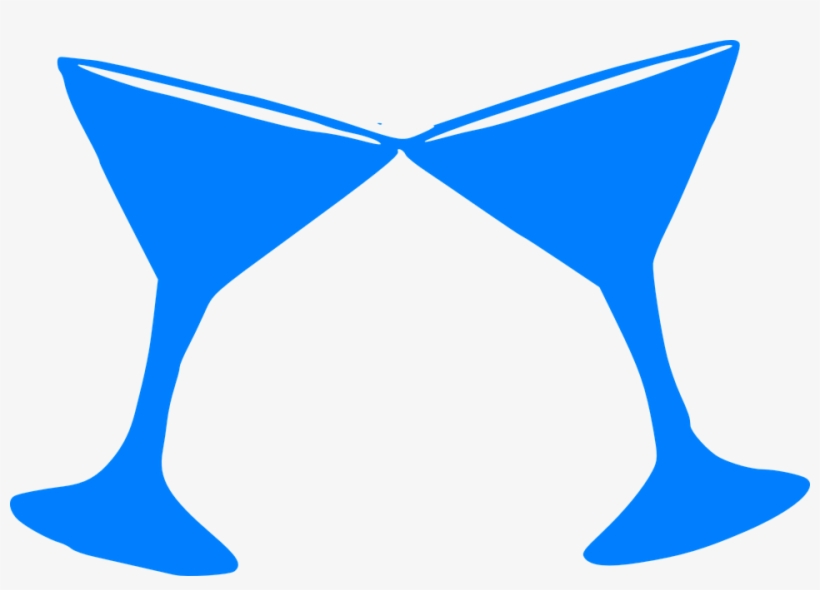 Cocktail Clipart Cheer - Cocktail Clipart Blue, transparent png