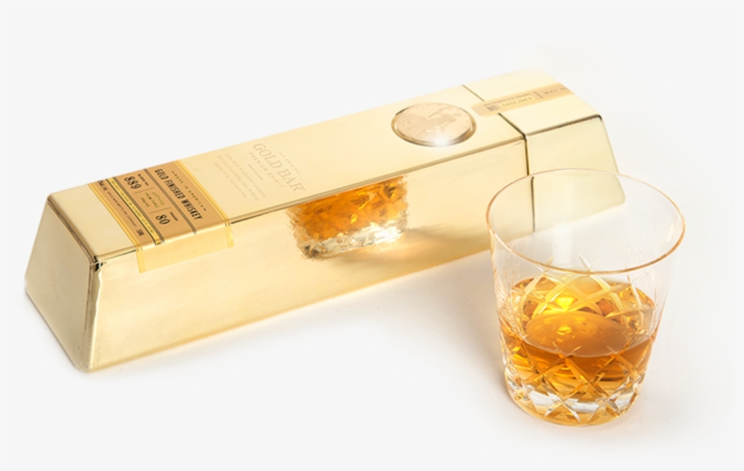 This Extravagant New Whiskey Is Filtered Through Actual - Gold Bar Whiskey Price, transparent png