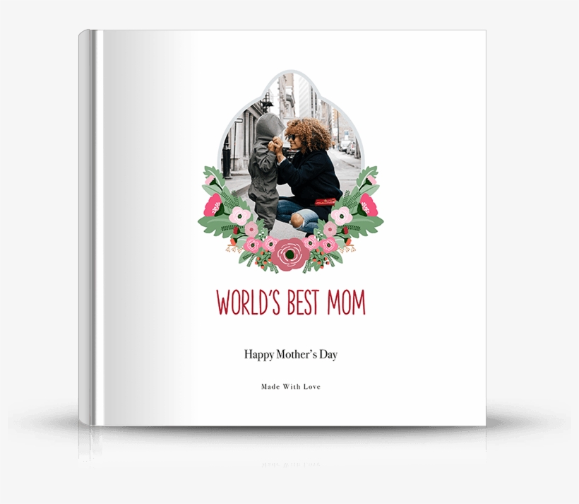 Front Photo Book Cover Designed For Mom And Mother's - Best Photobook Covers, transparent png