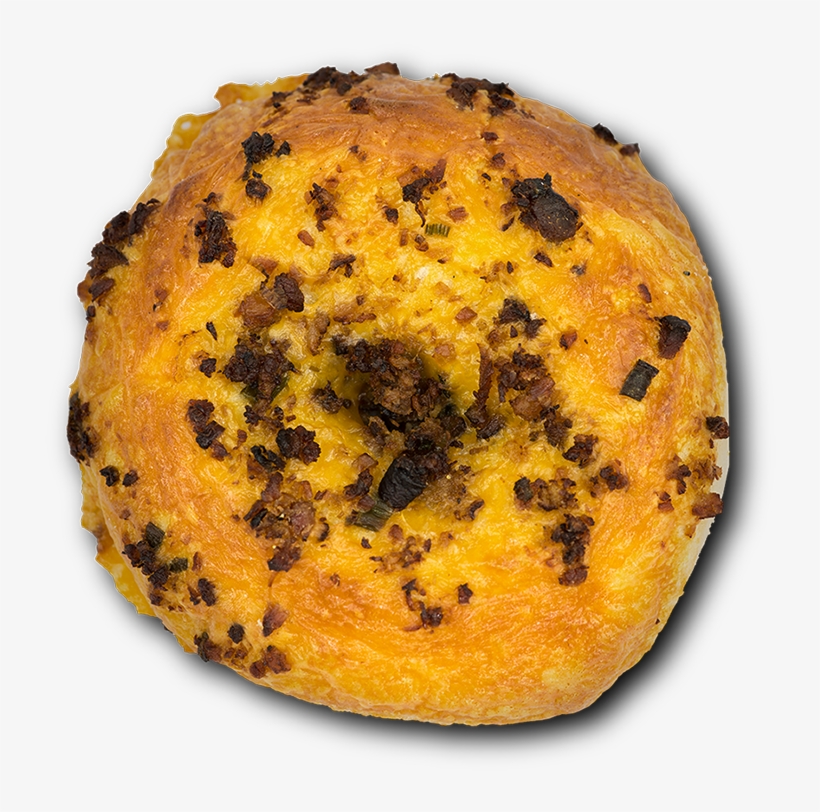Bagel Bacon Cheddar Chive - Bacon, transparent png