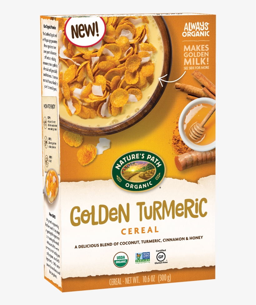 Nature's Path Turmeric Cereal, transparent png