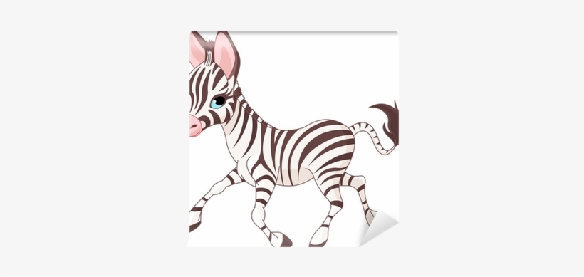 Baby Zebra Png Download - Cartoon Zebra Png, transparent png