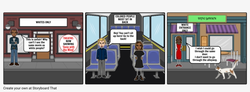 Jim Crow Laws - Cartoon, transparent png