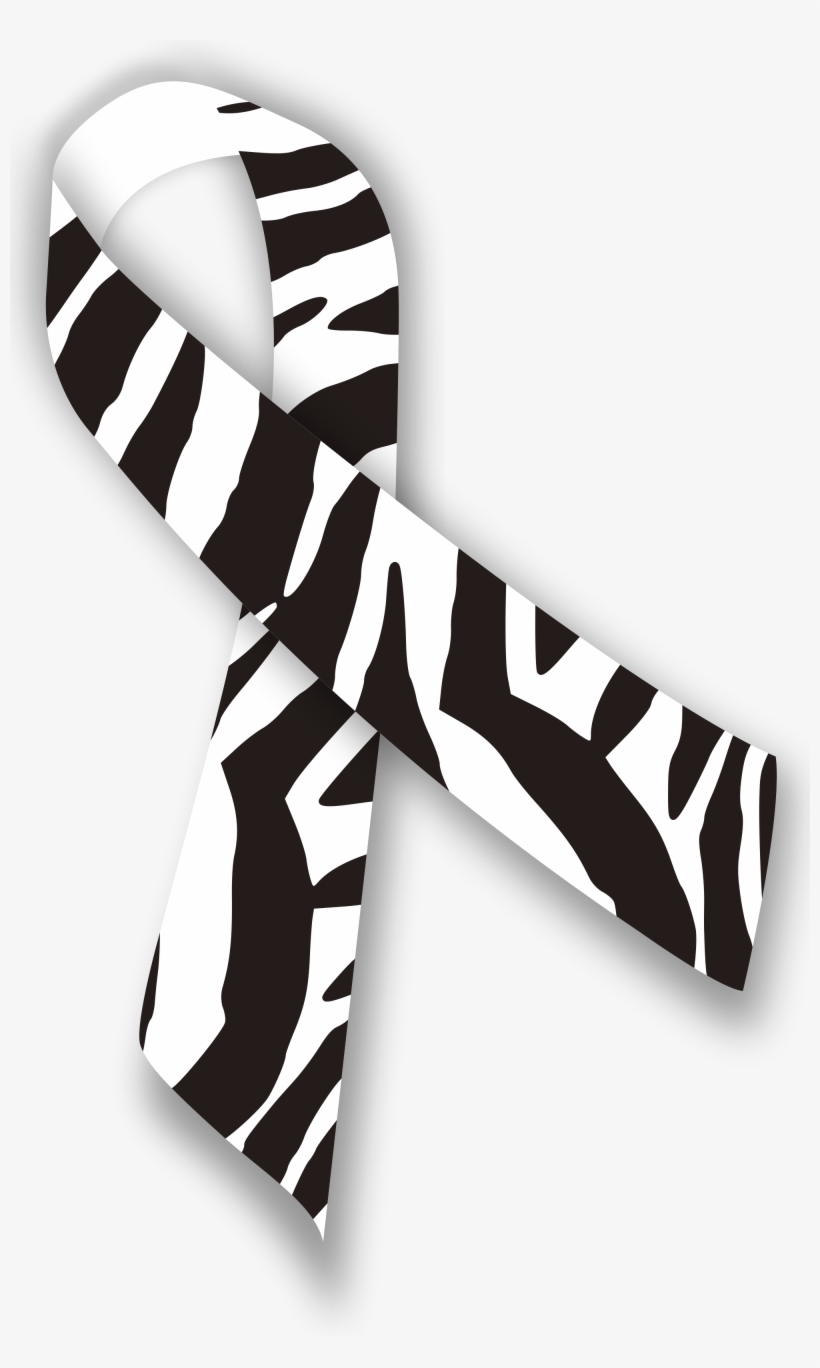 Open - Zebra Ribbon, transparent png