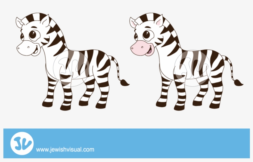 Zebra Vector Png - ציור של זברה, transparent png