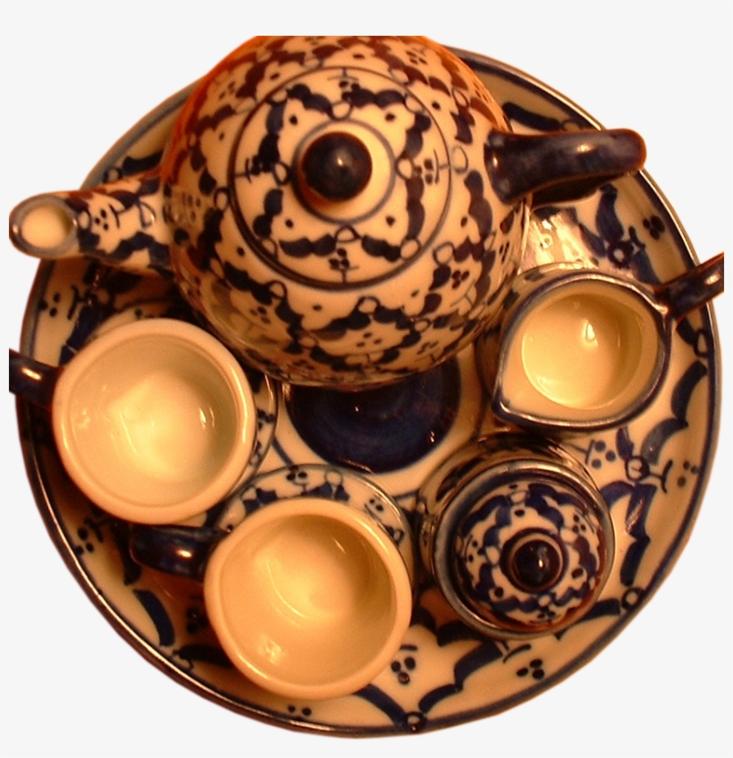 Doll-sized Tea Set, transparent png