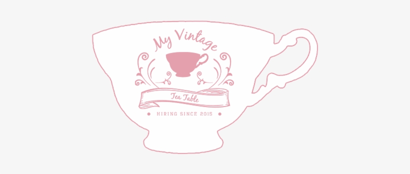 Vintage Tea Sets, Silver And Glassware For Hire - Vintage Tea Cup Logo, transparent png