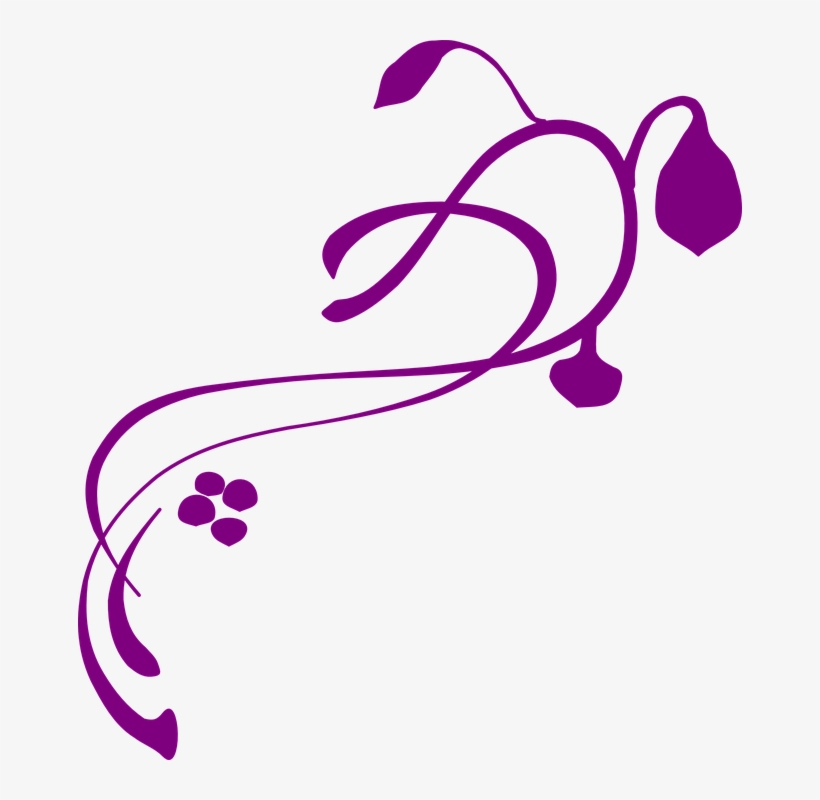 Corner Swirl Cliparts - Vines Clip Art, transparent png