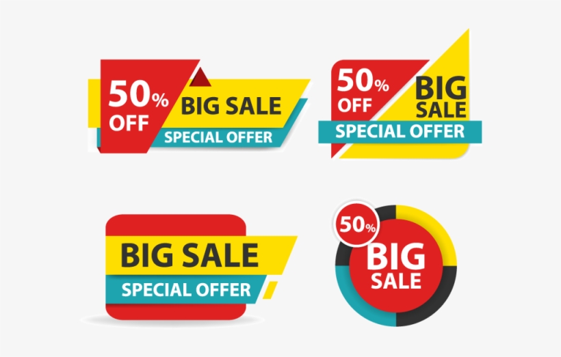 Colorful Shopping Sale Banner, Business, Card, Template - Sale Banner Png, transparent png
