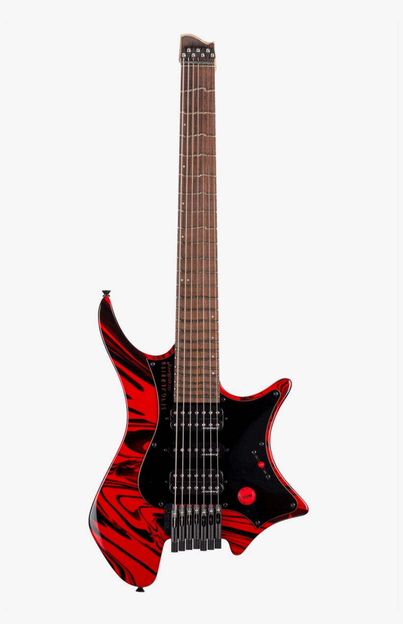 Boden Singularity 7 True Temperament Red Swirl - Strandberg Original 6 Red, transparent png