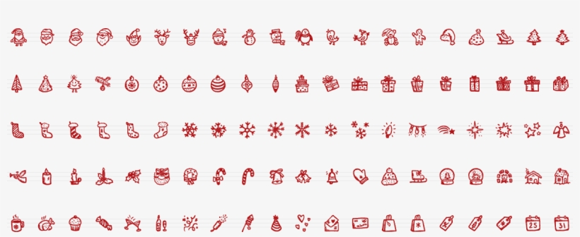Merry Icons 100 Christmas Vector Icons Full List - Christmas Icons Vector Png, transparent png