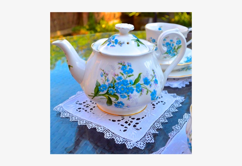 Royal Albert Forget Me Not Tea Set - Teapot, transparent png