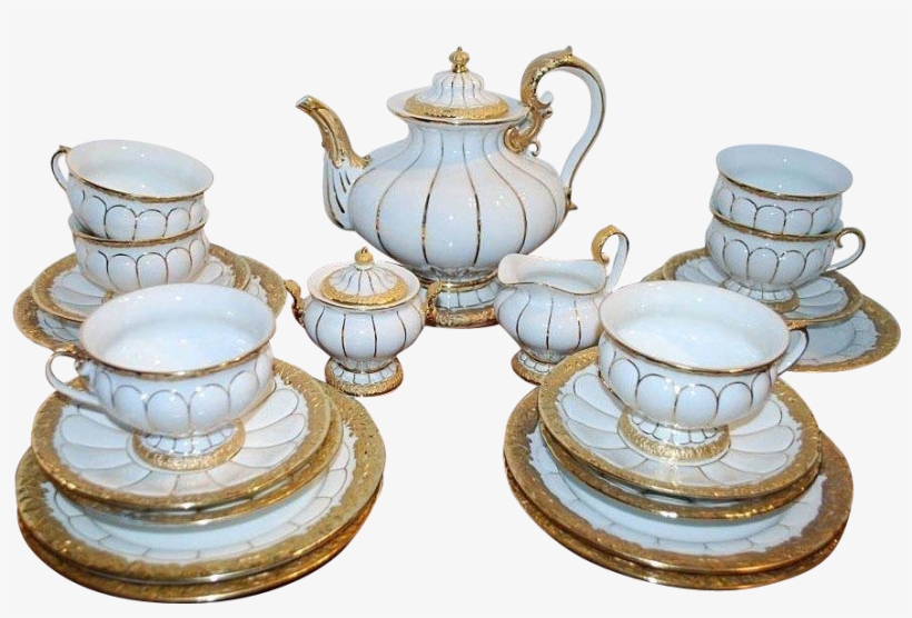 Porcelain Coffee Set, transparent png