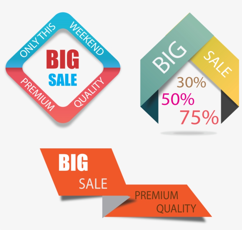 Big Sale Web Banner - Sign, transparent png