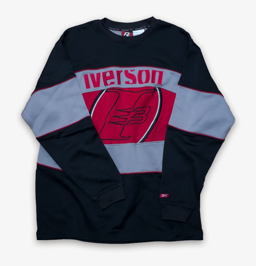 Vintage Reebok Allen Iverson Limited Edition Crewneck - Crew Neck, transparent png