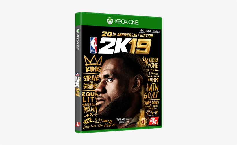 Nba 2k Celebrates 20 Years Of Redefining What Sports - Nba2k19 20th Anniversary Edition, transparent png