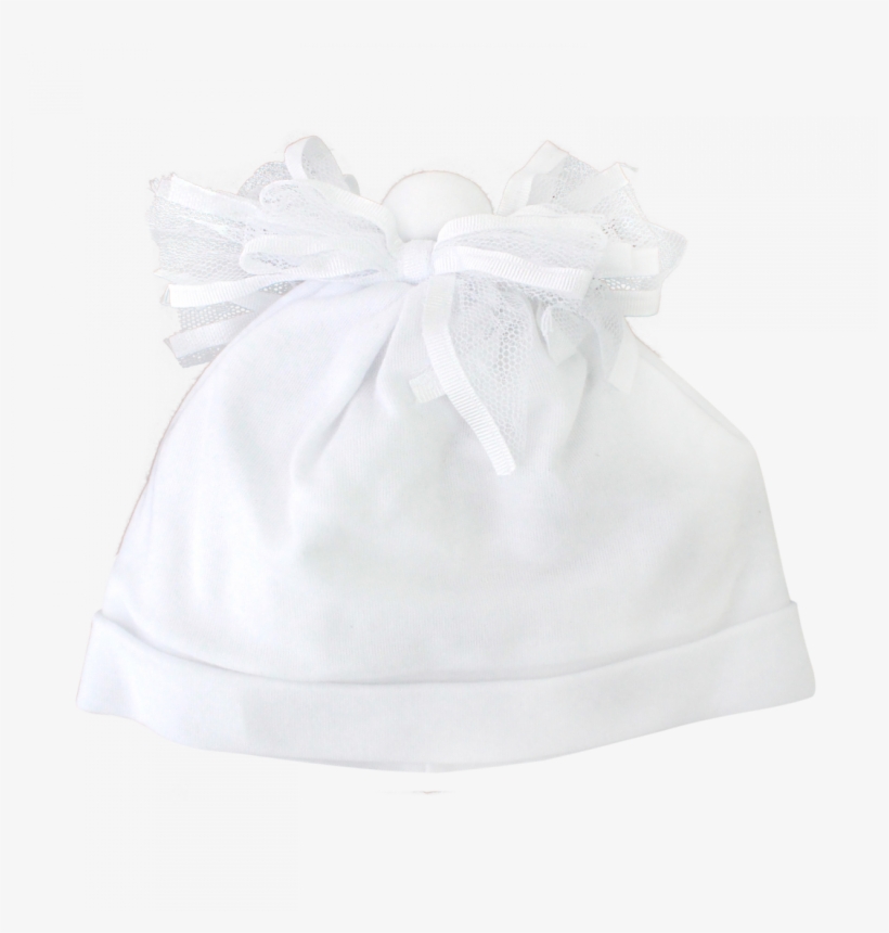 White Hat With Bows In Lace, transparent png