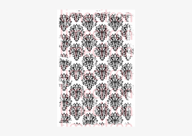 Damask Texture - Black And White Background Designs, transparent png