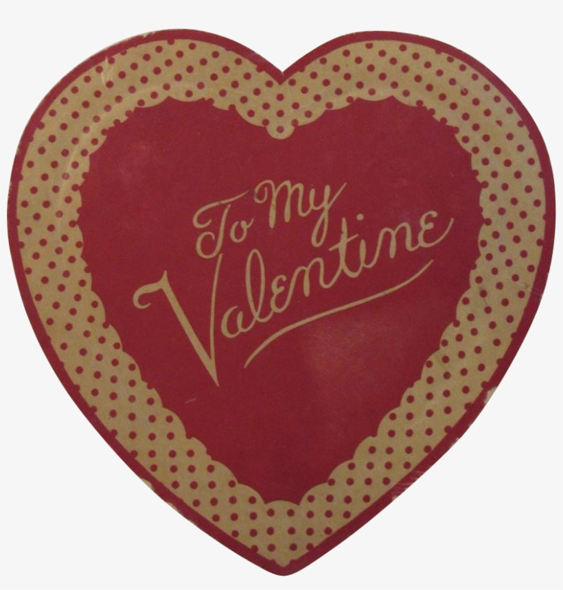 Vintage Valentine Candy Heart Box - Icon, transparent png