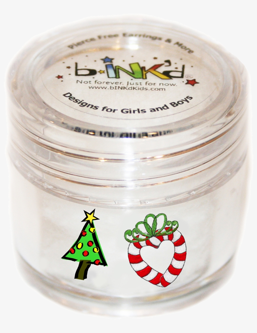 Bink'd® Christmas Tree Candy Cane Heart Jar - Surfboard, transparent png