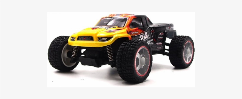 Carisma Gt24t 1/24 4wd Radio Control Truck (yellow), transparent png