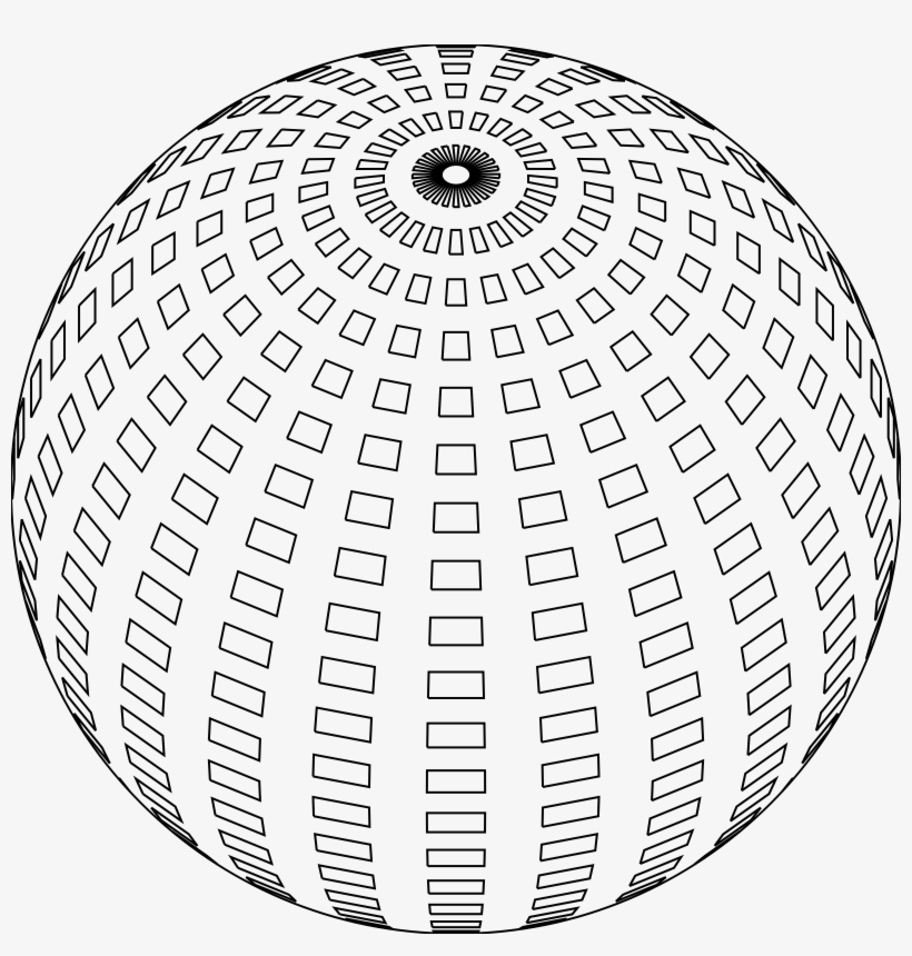 This Free Icons Png Design Of Sphere Made Of Square, transparent png