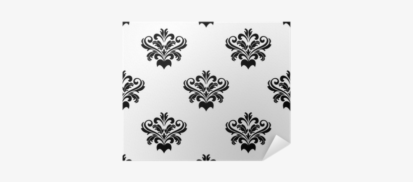 Foliate Arabesque Pattern For Damask Poster • Pixers® - Flower Patterns, transparent png