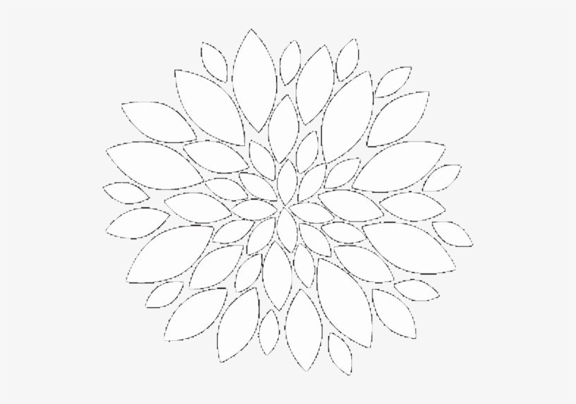 Overlays Flower White Mandala Complexediting Edits - Pretty White Flower Petal Art On Red Change Purse,, transparent png