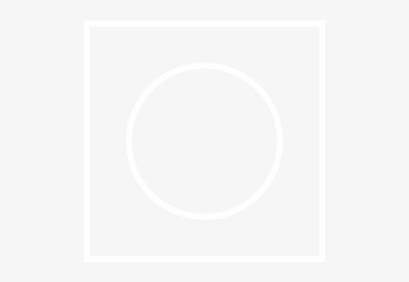 Mr Symbol Square Outline White-01 - Circle, transparent png