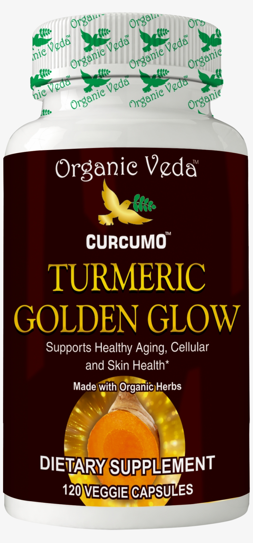 Turmeric Golden Glow Veggie Capsules Dietary Supplement - Ken Follett A Katedrális, transparent png