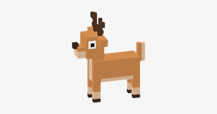 Crossy Road Reindeer - Reindeer, transparent png