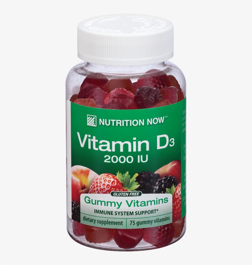 Nutrition Now™ Adult Vitamin D 2000 Iu Gummy - Vitamin D3 2000 Iu Gummy, transparent png