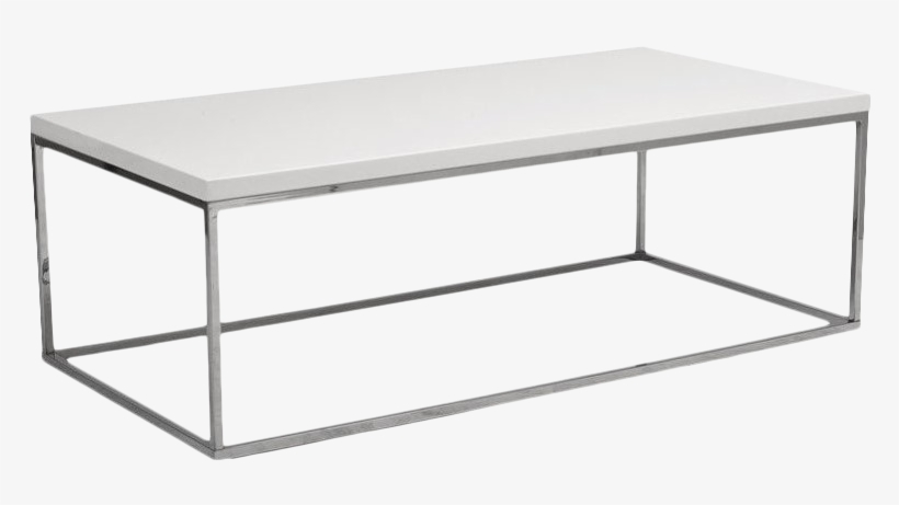 Eurostyle Teresa Rectangular Coffee Table In White - Eurostyle Teresa Coffee Table Top Finish: White Lacquer, transparent png