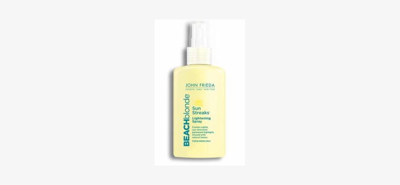 Front - John Frieda Beach Blonde Sun Streaks Lightening Spray,, transparent png