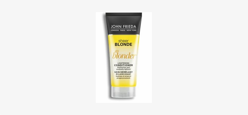 Front - John Frieda Sheer Blonde Go Blonder Controlled Lightening, transparent png