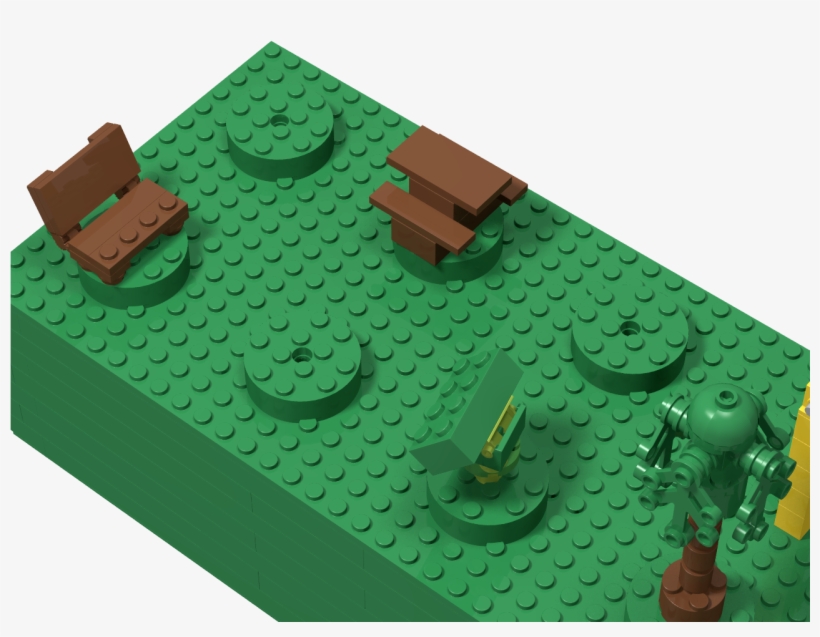 Park Brick02 - Lego, transparent png