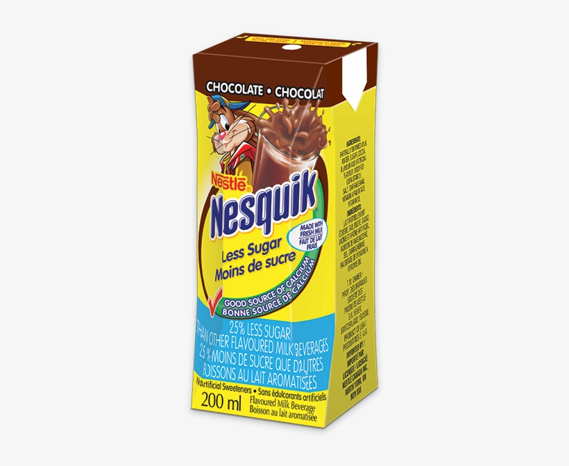 Alt Text Placeholder - Nesquik Chocolate Milk Cartons, transparent png