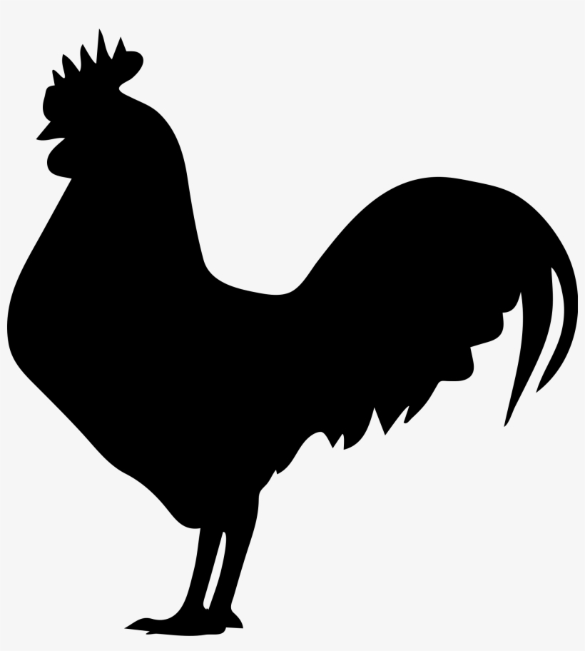 Rooster Silhouette Png, transparent png