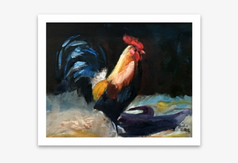 $250 Jungle Fowl - Oil Painting, transparent png