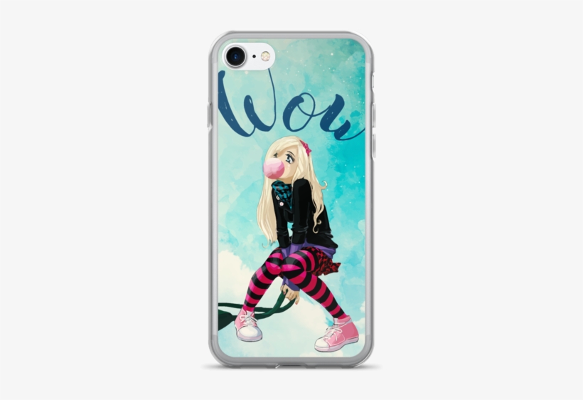 Wow Starry Girl Iphone 7/7 Plus Case - Writing Journal For Girls, transparent png