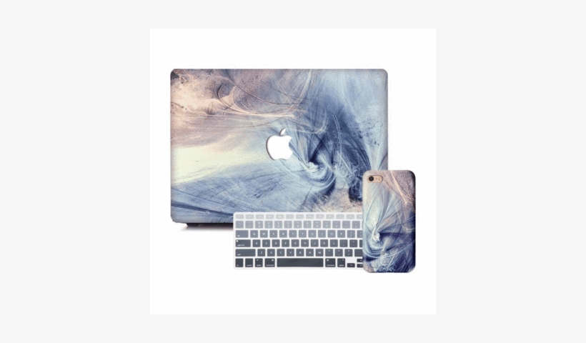 Macbook & Iphone Case Package - Yyubao Super Stretchy Silicone Keyboard Cover Skin, transparent png