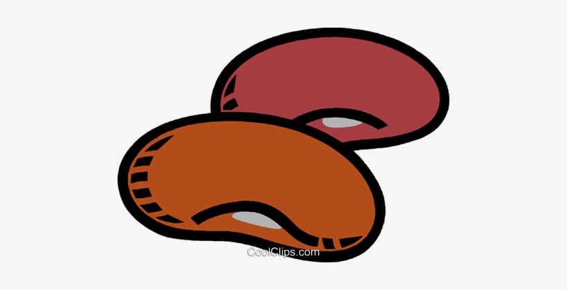 Kidney Beans Royalty Free Vector Clip Art Illustration - Beans Clipart, transparent png