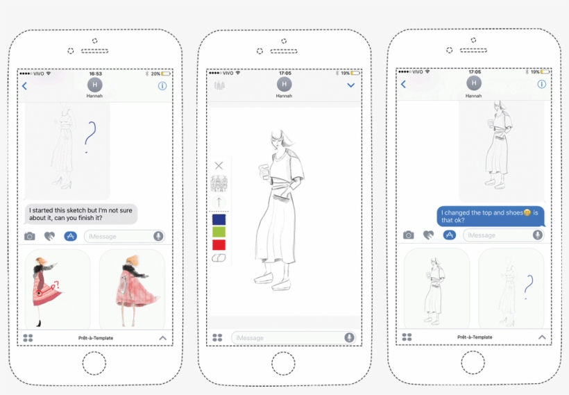 Fashion Design Co-creation - Sketch, transparent png