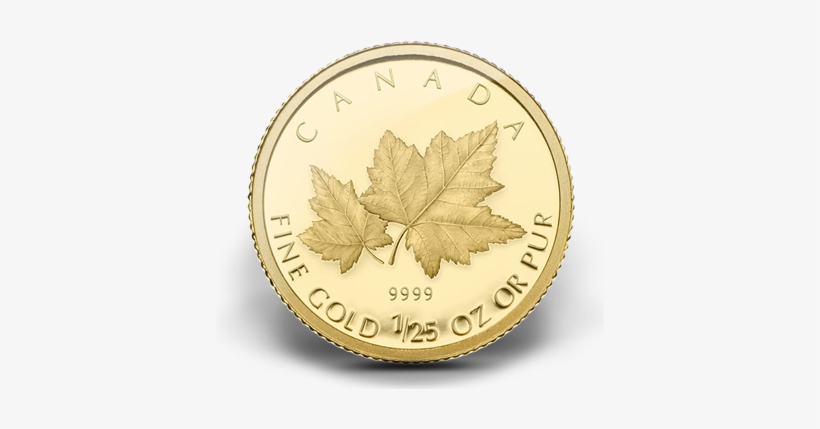 A Gold Coin - Maple Leaf 1 15 Oz Gold Coin, transparent png
